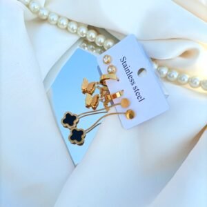 Stainless Steel Earrings Set