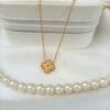 golden-clover-pendant-stainless-steel