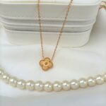 golden-clover-pendant-stainless-steel