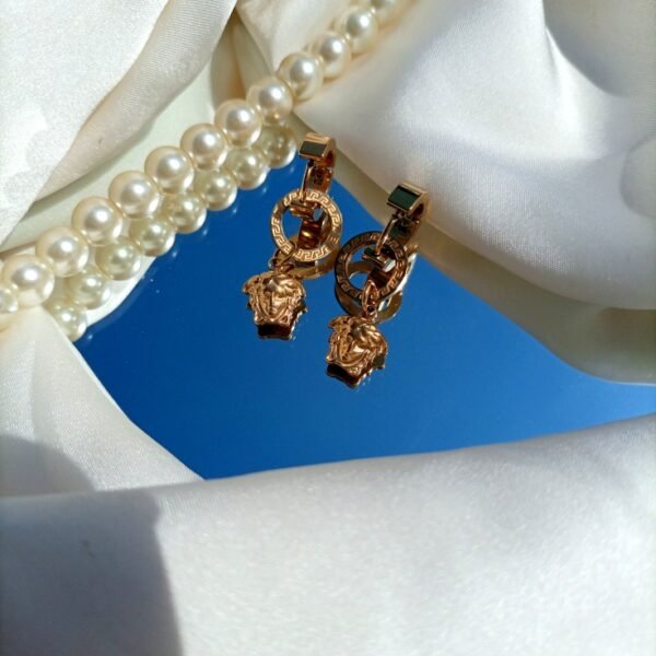 Versace-Inspired Drop Studs
