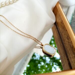 Stainless Steel Pendant with Rhinestone