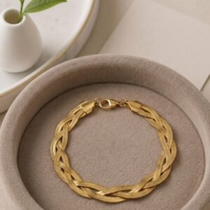Twisted Snake Chain Bracelet
