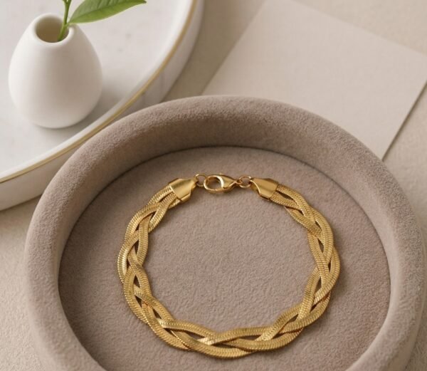 Twisted Snake Chain Bracelet