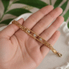 Sleek Bracelet with Stones