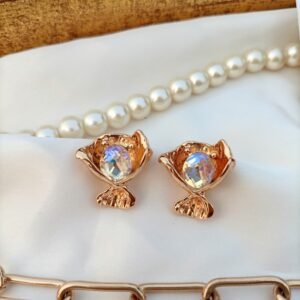 Crystal Petal Earrings