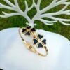 Black Flower Handcuff