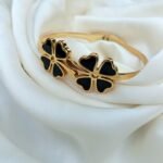 Black Flower Handcuff