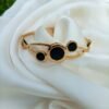 Black Roman Disk Bracelet