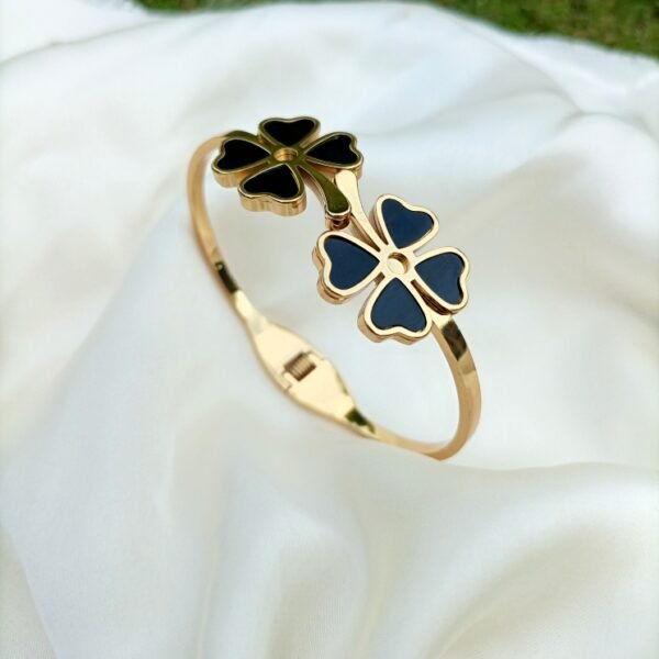 Black Flower Handcuff