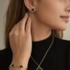 Black Clover Jewelry Set