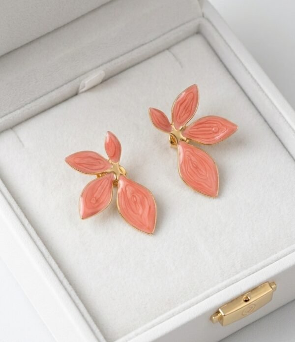 pink-floral-petal-statement-earrings