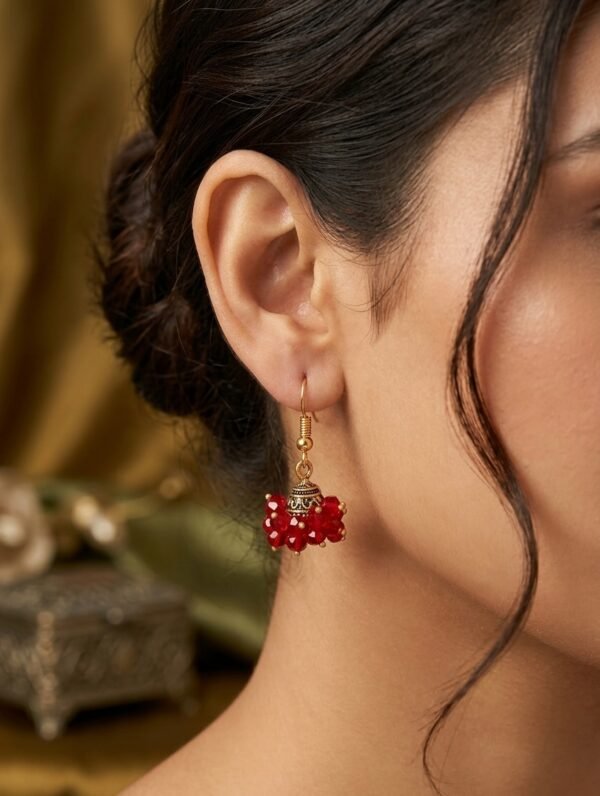 Little Ethnic Jhumka Earrings