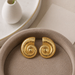 Golden Shell Earrings