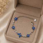 Silver Blue Butterfly bracelet