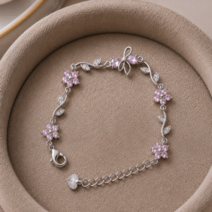 Pink Bow Promise Bracelet