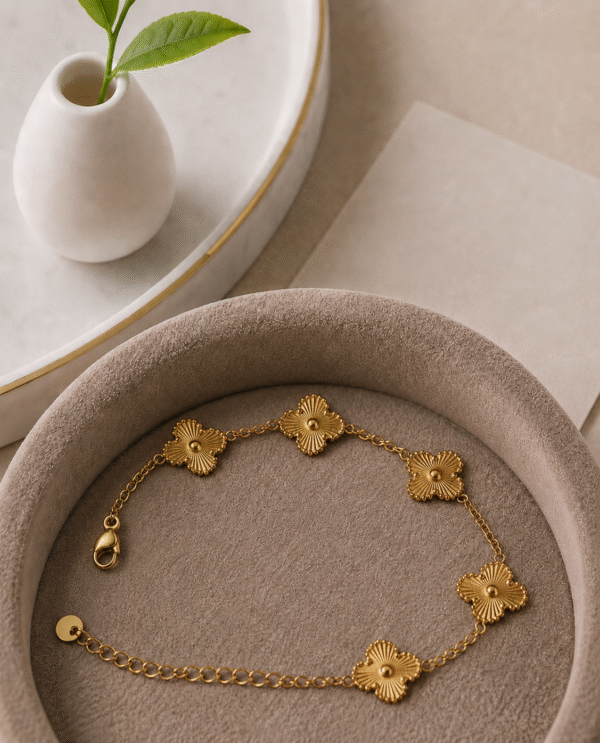 Golden Clover Bracelet