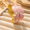 Blush Pink Leaf Handcuff